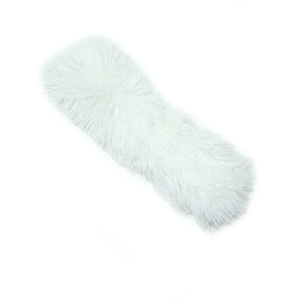 Soft plush interactive cat pillow with crinkle sound