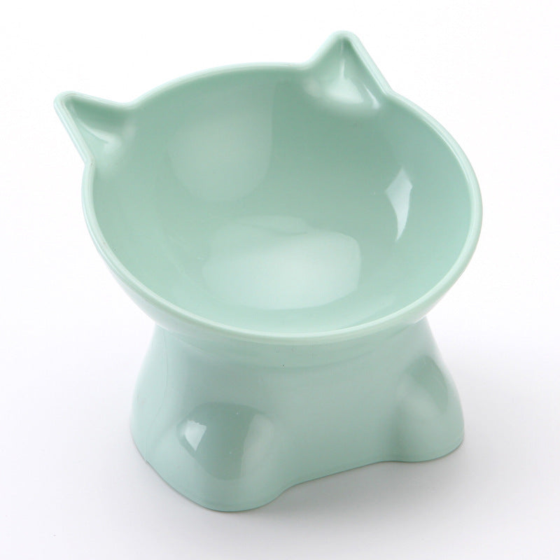 Oblique mouth Nordic style dog bowl for easy eating