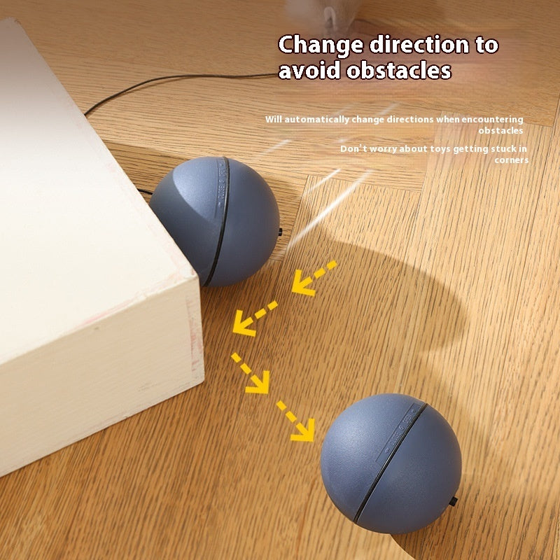 Interactive rolling mouse ball toy for playful cats and puppies