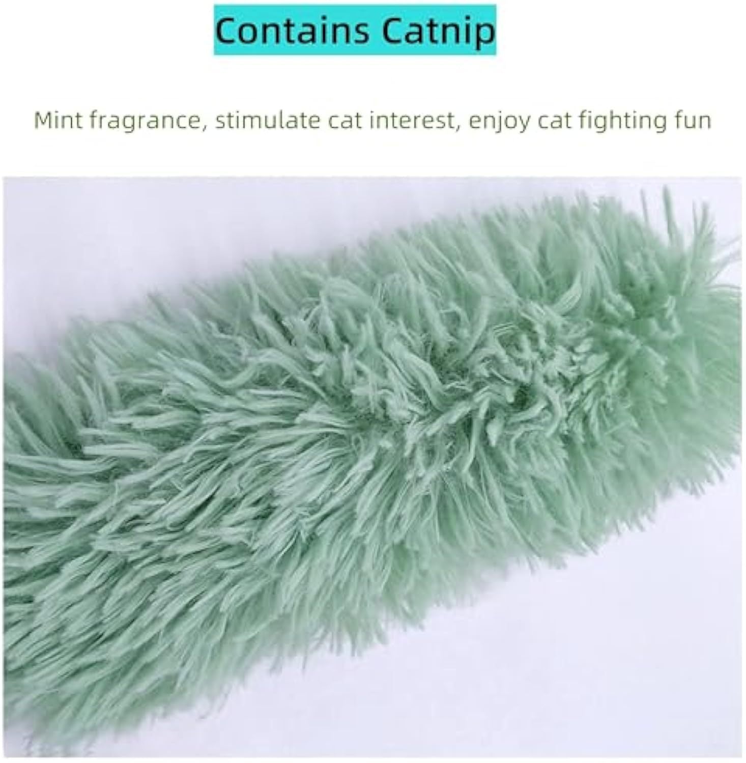 Interactive cat pillow toy with catnip for exercise