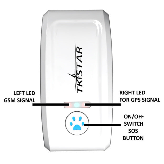 Real-time cat GPS tracker and locator device for pets