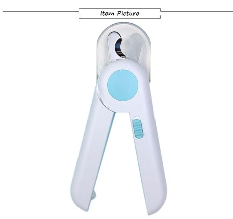 Rechargeable LED nail clipper for cats and small dogs