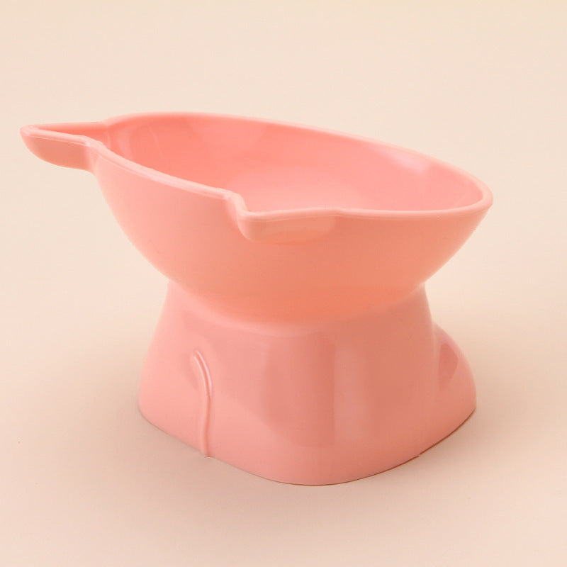 High foot Nordic style cat food bowl