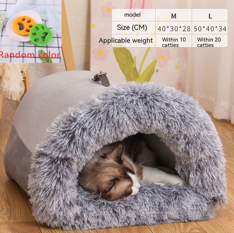 "Durable New Splice portable pet nest – washable dog and cat bed"