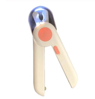 LED cat nail clipper for safe and easy trimming