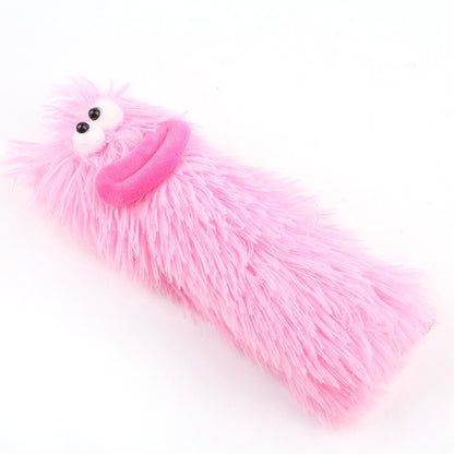 Interactive catnip toy pillow with crinkle noise
