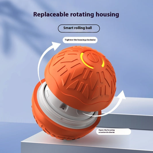 Interactive electric jumping ball toy for dogs and puppies