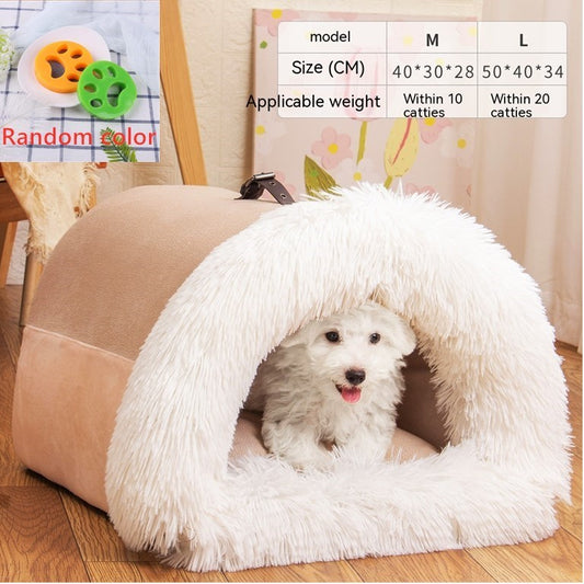 Foldable portable pet nest New Splice brand – cozy cat and dog bed"