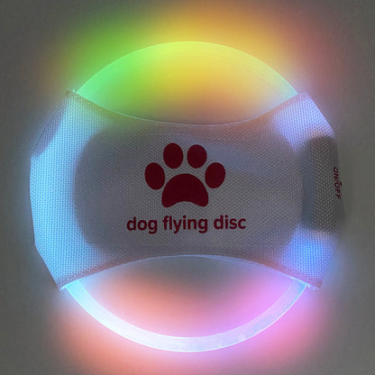 Interactive luminous flying disc for dogs – pet outdoor toy