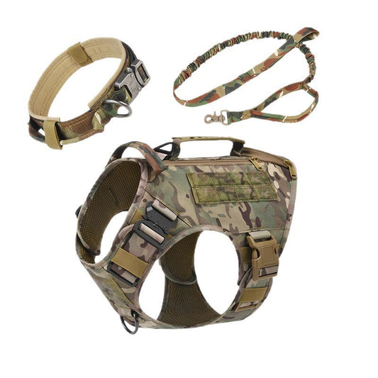 Tactical dog vest for medium and large dogs with adjustable straps
