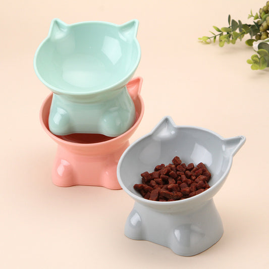 Nordic style pet bowl with anti-slip base for dogs and cats