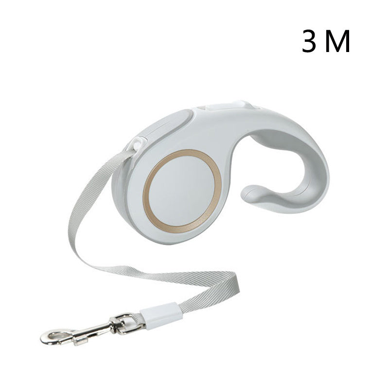 Comfort grip automatic retractable leash for pet