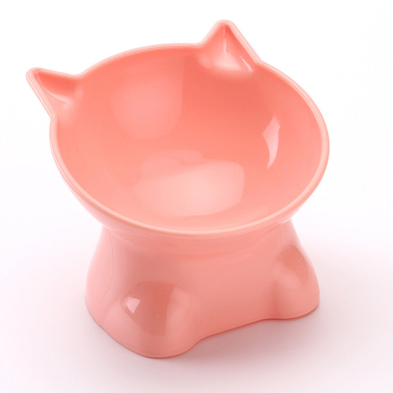 Durable plastic Nordic style dog feeding bowl