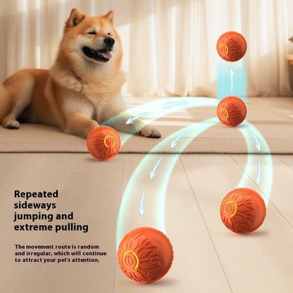 Automatic pet toy bouncing ball for small and medium dogs