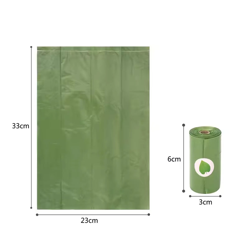 Lightweight portable pet waste bag holder for dog walks