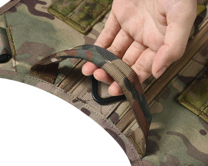 Durable tactical dog harness vest for outdoor training