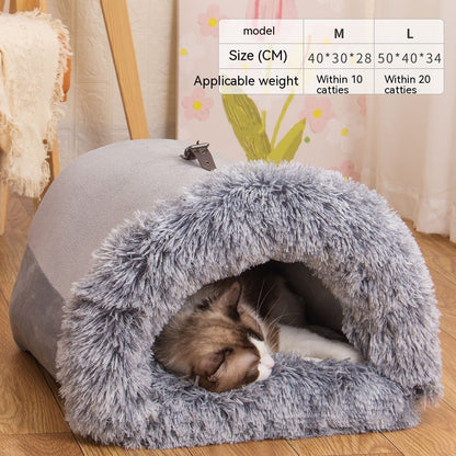 "Foldable New Splice portable pet bed – soft nest for small pets"